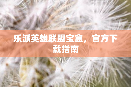乐派英雄联盟宝盒图片