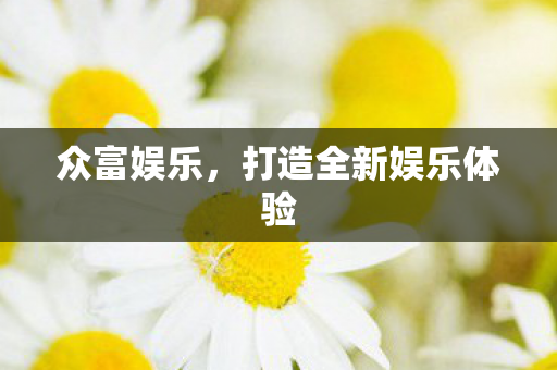 打造全新娱乐体验图片