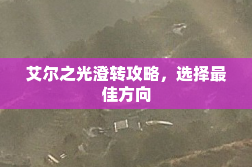 艾尔之光澄转攻略图片