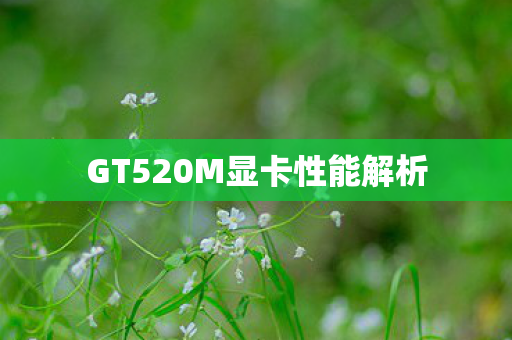 GT520M显卡性能解析图片