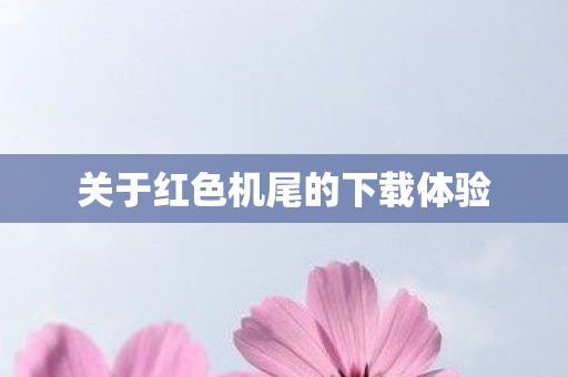 关于红色机尾的下载体验图片