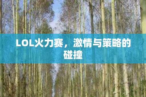 激情与策略的碰撞图片