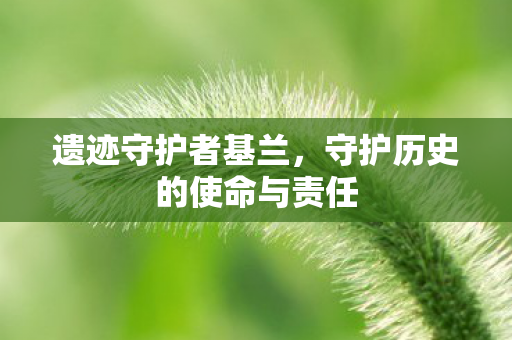 守护历史的使命与责任图片