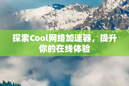 探索Cool网络加速器图片