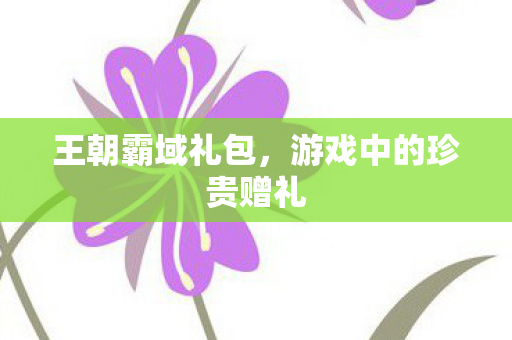 游戏中的珍贵赠礼图片