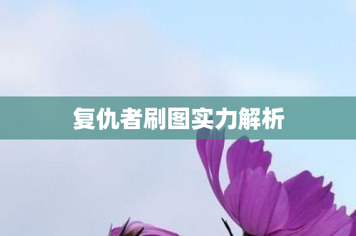 复仇者刷图实力解析图片