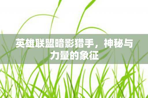 英雄联盟暗影猎手图片