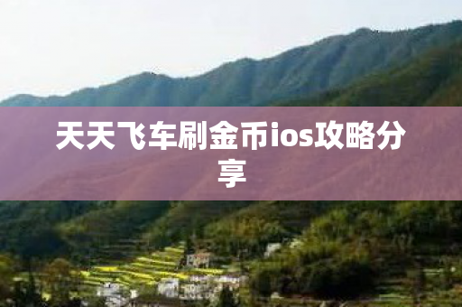 天天飞车刷金币ios攻略分享图片