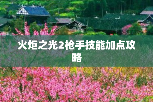 火炬之光2枪手技能加点攻略图片
