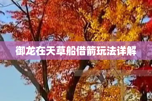 御龙在天草船借箭玩法详解图片
