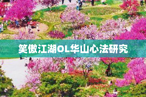 笑傲江湖OL华山心法研究图片