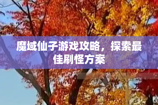 魔域仙子游戏攻略图片