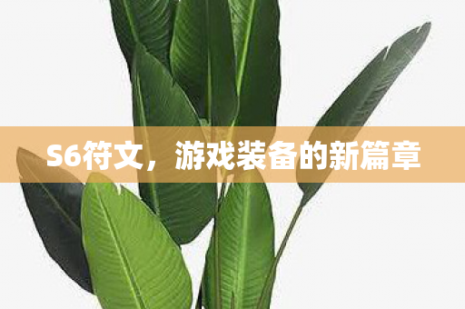 游戏装备的新篇章图片