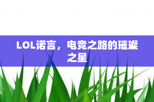 电竞之路的璀璨之星图片