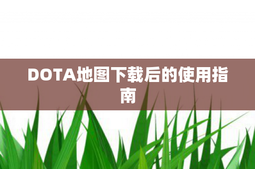 DOTA地图下载后的使用指南图片