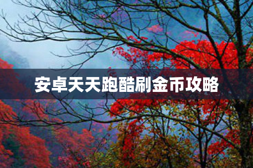 安卓天天跑酷刷金币攻略图片
