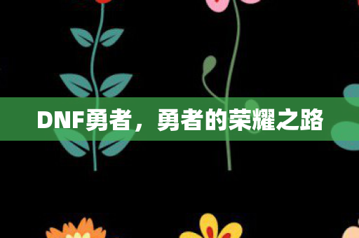 勇者的荣耀之路图片