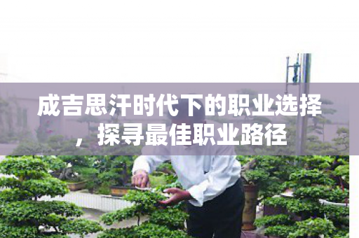 成吉思汗时代下的职业选择图片
