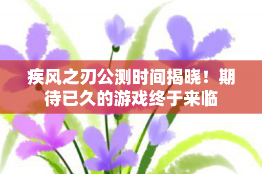 期待已久的游戏终于来临图片