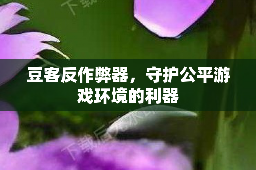 守护公平游戏环境的利器图片