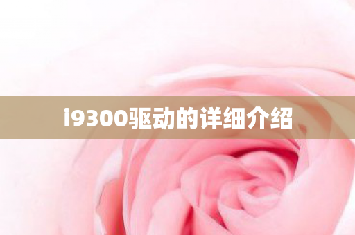 i9300驱动的详细介绍图片