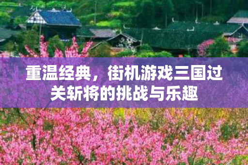 街机游戏三国过关斩将的挑战与乐趣图片