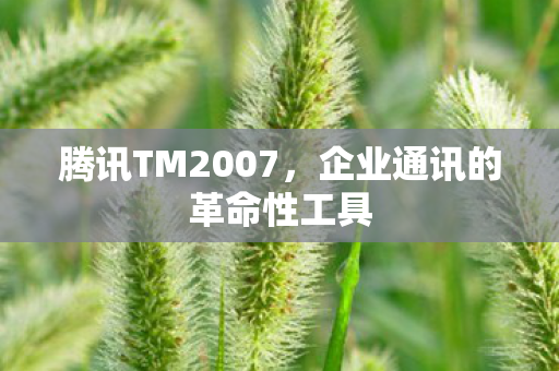 企业通讯的革命性工具图片
