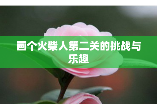 画个火柴人第二关的挑战与乐趣图片