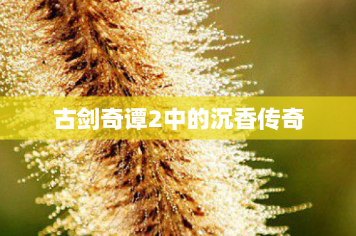 古剑奇谭2中的沉香传奇图片