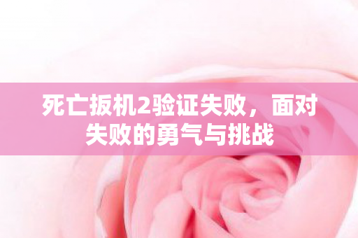 面对失败的勇气与挑战图片
