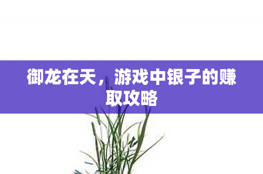 游戏中银子的赚取攻略图片