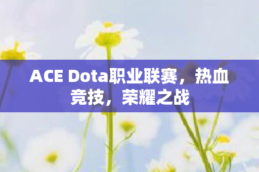 ACE Dota职业联赛图片