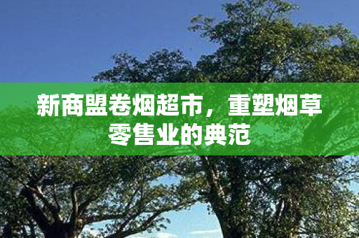 重塑烟草零售业的典范图片