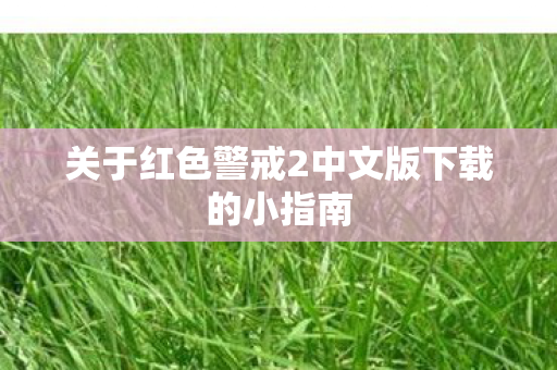 关于红色警戒2中文版下载的小指南图片