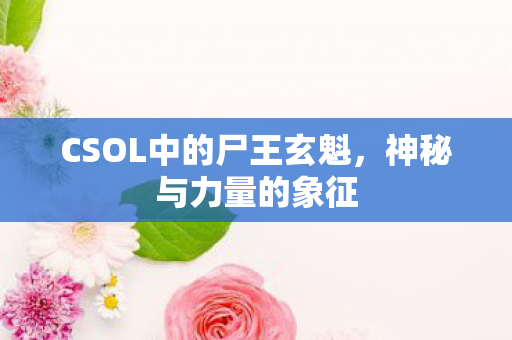 CSOL中的尸王玄魁图片
