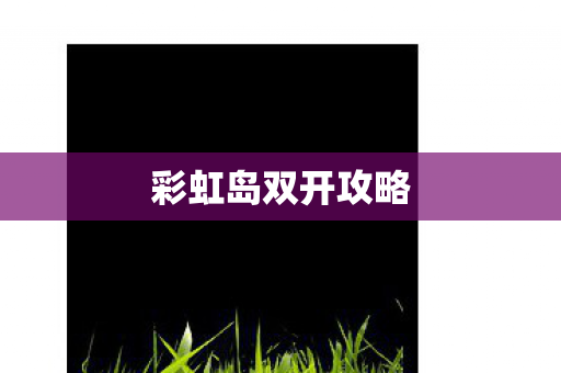 彩虹岛双开攻略图片
