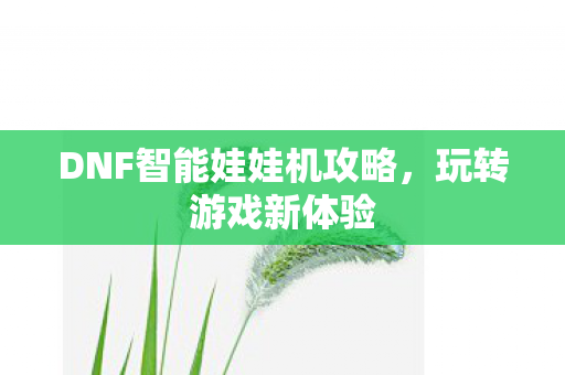 DNF智能娃娃机攻略图片