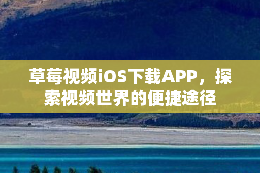 草莓视频iOS下载APP图片