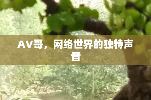 网络世界的独特声音图片