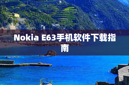 Nokia E63手机软件下载指南图片