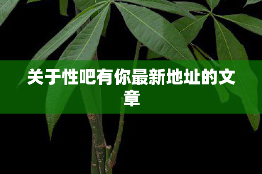 关于性吧有你最新地址的文章图片