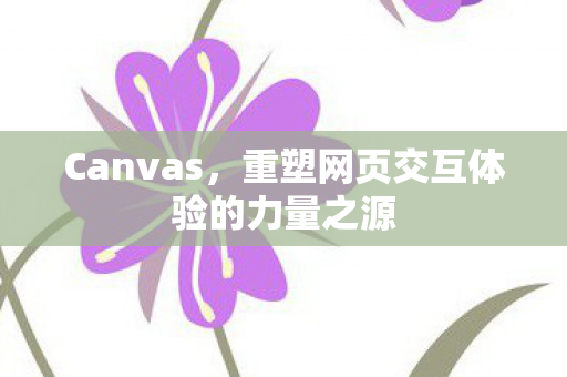 重塑网页交互体验的力量之源图片