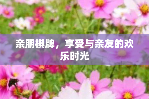 享受与亲友的欢乐时光图片