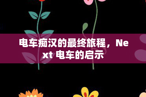 Next 电车的启示图片