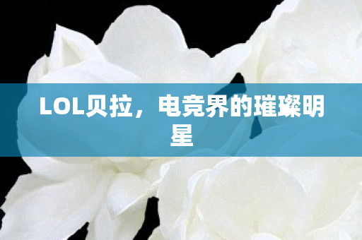 电竞界的璀璨明星图片