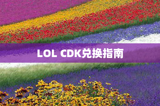 LOL CDK兑换指南图片