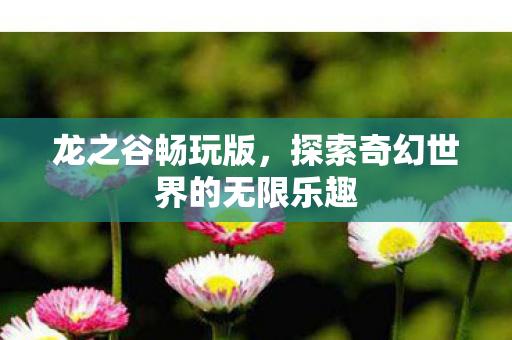探索奇幻世界的无限乐趣图片