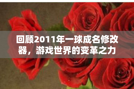回顾2011年一球成名修改器图片