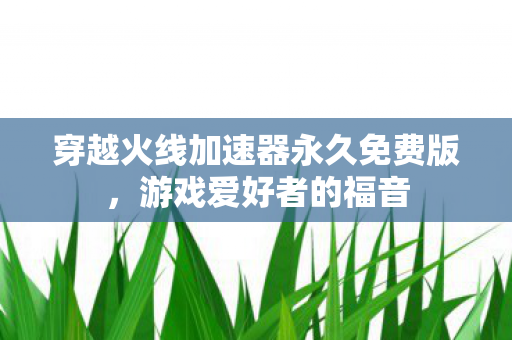 穿越火线加速器永久免费版图片