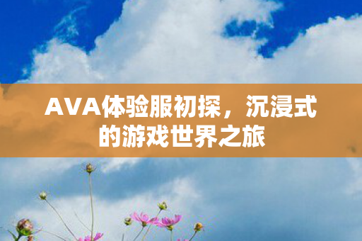 沉浸式的游戏世界之旅图片